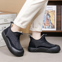Botas De Invierno Para Mujer Con Forro De Poliéster No Escurridizas Y Suela Gruesa Botines Casuales De Algodón Suave Y Cómodos Para Hielo Y Nieve - details 15