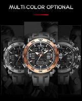 Reloj Militar Digital Para Hombre FOXBOX 50m Impermeable Con Pantalla LED Reloj De Pulsera Deportivo Cuarzo Grande Reloj Masculino - details 10