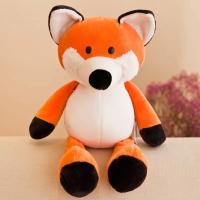 Muñeco De Peluche De 25cm Kawaii Con Animales Del Bosque León Tigre Elefante Mono Zorro Juguetes Para Dormir De Peluche Realistas Para Niños - details 32