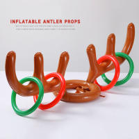 Nueva Decoración Inflable De Cabeza De Ciervo Para Navidad Juguete Modelo Inflable Para Interior Y Exterior Adorno De Jardín Para Fiesta De Año Nuevo - details 3