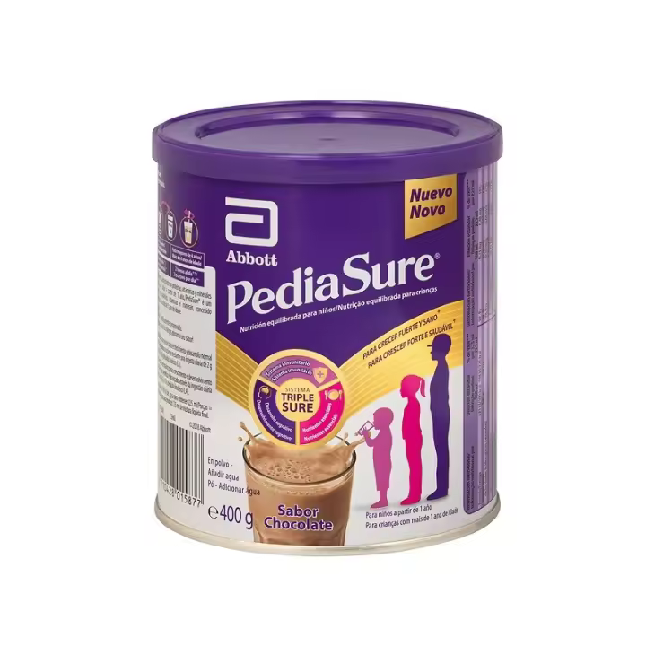 Abbott Pediasure Polvo Chocolate 400gr - Complemento Alimenticio para el Crecimiento de Niños - 1