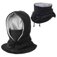 Balaclava De Invierno Para Hombres Capucha De Poliéster Térmica Resistente Al Viento Máscara Facial Y Cuello Calentador Para Ciclismo Y Esquí - details 4