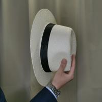 Sombrero De Paja Natural Para Hombre Moda Verano Trendy Sombreros De Playa Protección Solar Color Sólido Fedoras Casual Sombrero De Vaquero Jazz Gangster - details 26