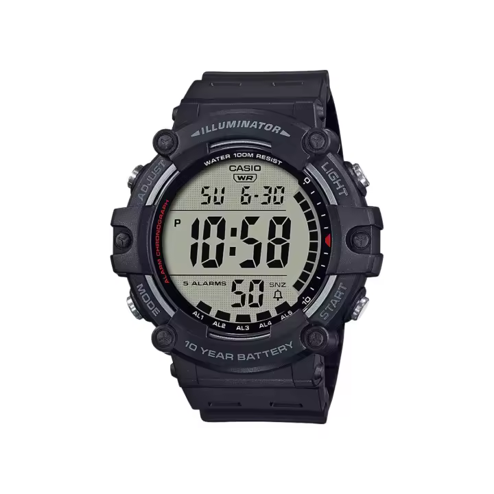 Casio Reloj AE-1500WH-1AVEF para Hombres - Negro, Resistente Al Agua 10 Bar - 1