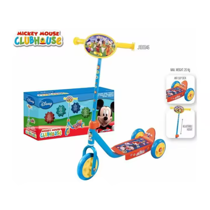 PATINETE 3 RUEDAS MICKEY MOUSE DE STAMP - 1