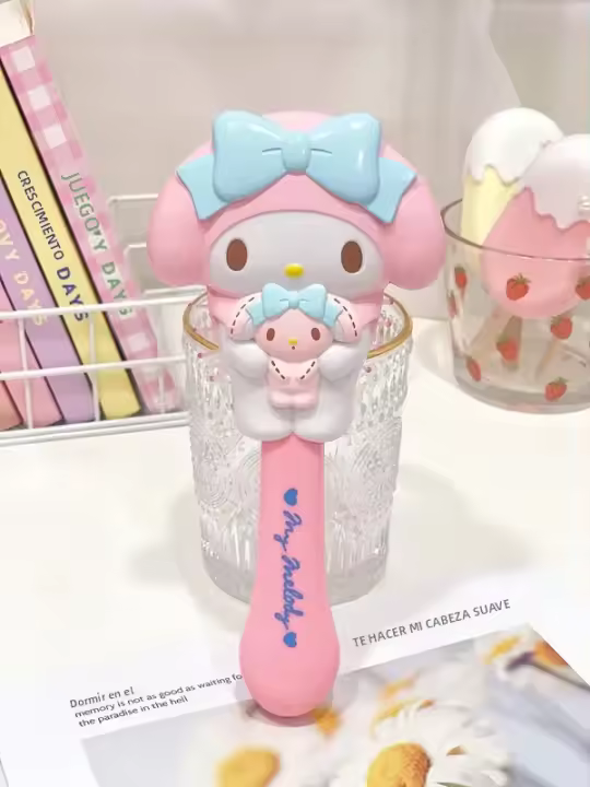 Cepillo De Masaje Portátil Sanrio Hello Kitty Kuromi Cinnamon Roll Dibujos Animados Kawaii Para Niñas Regalo Creativo - 1