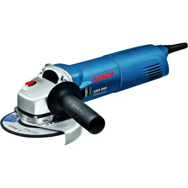 Bosch Professional GWS 1000 - Amoladora angular (1000 W, 11000 rpm, Ø Disco 125 - 1