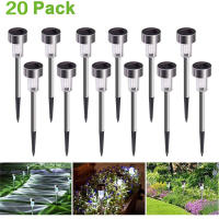 12Pack Luces Solares Para Jardín Lámparas De Hierba Impermeables Iluminación De Paisaje Exterior Decoración De Jardín Con Fuente De Energía Solar - details 6