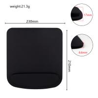 Alfombrilla De Ratón Para Juegos Computadora Ergonómica Con Soporte Para Muñeca Color Sólido Cómoda Accesorios De Oficina Material De Goma - details 3