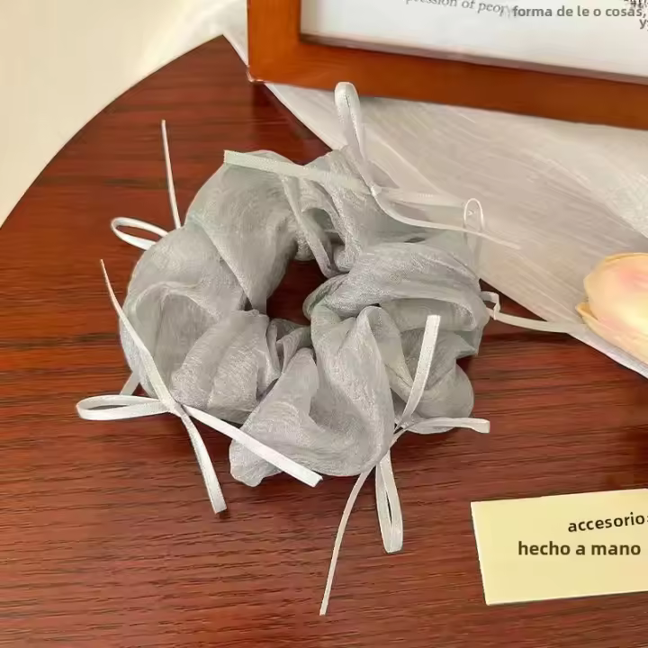 Nova Diadema De Encaje Y Malla Coreana Para Mujeres Diadema De Cinta Dulce Para Niñas Accesorios De Pelo Diarios Elásticos De Goma - 1