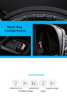 Bolsa De Sillín Para Bicicleta 1L Bolsa De Almacenamiento Impermeable De Poliéster Accesorios De Ciclismo Bolsa De Asiento De Bicicleta - details 8