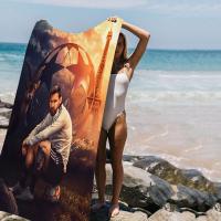 Toalla De Playa Absorbente Y Suave De Microfibra Con Diseño De Fútbol Y Messi Toalla De Baño Para Yoga Natación Running Montañismo 30x60 Cm - details 5