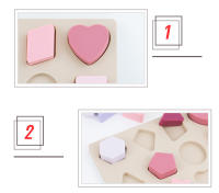 Juegos Educativos Montessori Para Bebés Juguetes De Silicona De Grado Alimenticio Formas Geométricas Rompecabezas De Aprendizaje - details 2