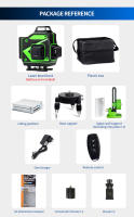 Nivel Láser Honminda 16 Líneas 4D Nivelamiento Automático 360 Grados Horizontal Y Vertical Para Interiores Y Exteriores - details 8