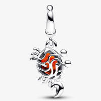 Pandora Charm de Colgante en Plata de Charm Colgante Sebastián El Cangrejo de La Sirenita de Disney 792694C01,Incluye Caja Original - details 0