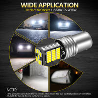 Aileo 2pcs Bombilla LED Para Luz Retroiluminada De Coche BA15S P21W 1156 45pcs 4014SMD Error Free Canbus DC 12V Para VW Passat B5 B6 Golf - details 5