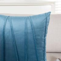 Fundas Para Cojines De Terciopelo Con Rayas Modernas Decorativas Para Sofá Y Coche Tamaño 30x50cm 45x45cm 50x50cm Suaves Y Cómodas - details 3