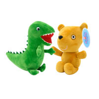 Juego De 4 Piezas De Peluches Peppa Pig Incluye a George Dinosaurio Y Oso Rosa Muñecos De Peluche Para Decoración De Fiesta Y Regalo Para Niños - details 20