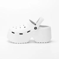 Sandalias De Tacones Altos Para Mujer Verano 2024 Cerradas Plataforma Gruesa Antideslizante Tacón Alto Con Plataforma 3-5cm Suela Gruesa Sandalias De Plataforma Gruesa Para Mujer - details 11