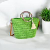 Bolso de Mano y Hombro de Verano Mujer | Bolso de Playa Papel de Rafia | 6 colores disponibles - details 1