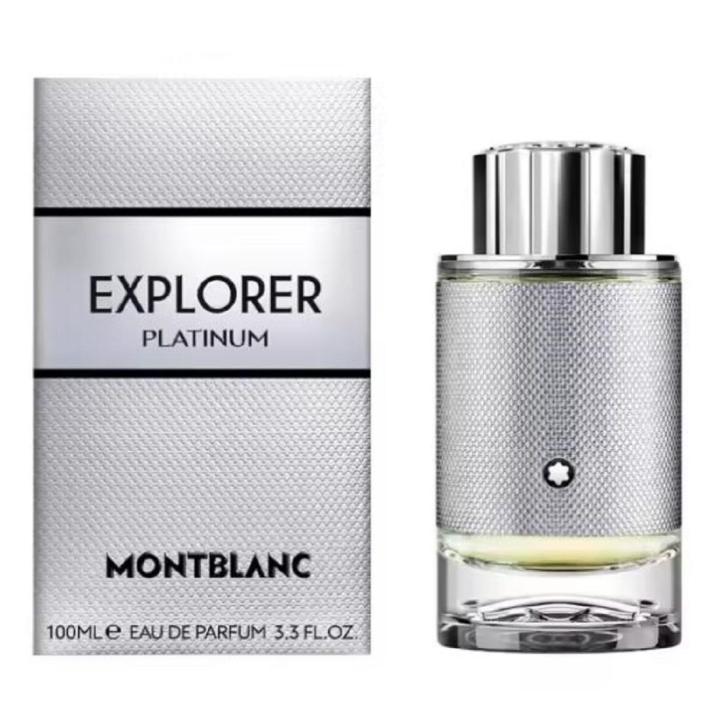 Montblanc Explorer Platinum Eau de Parfum Hombre 100 ml – Perfume Masculino Amaderado Aromático en Vaporizador — oferta en Miravia