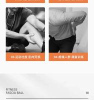 Bola De Masaje De Cork Para Yoga Bola Fascia De Relajación De Músculos Para Gimnasia Fitness Pilates Danza Herramienta Auxiliar Terapia De Liberación Tamaño Multi SML - details 12