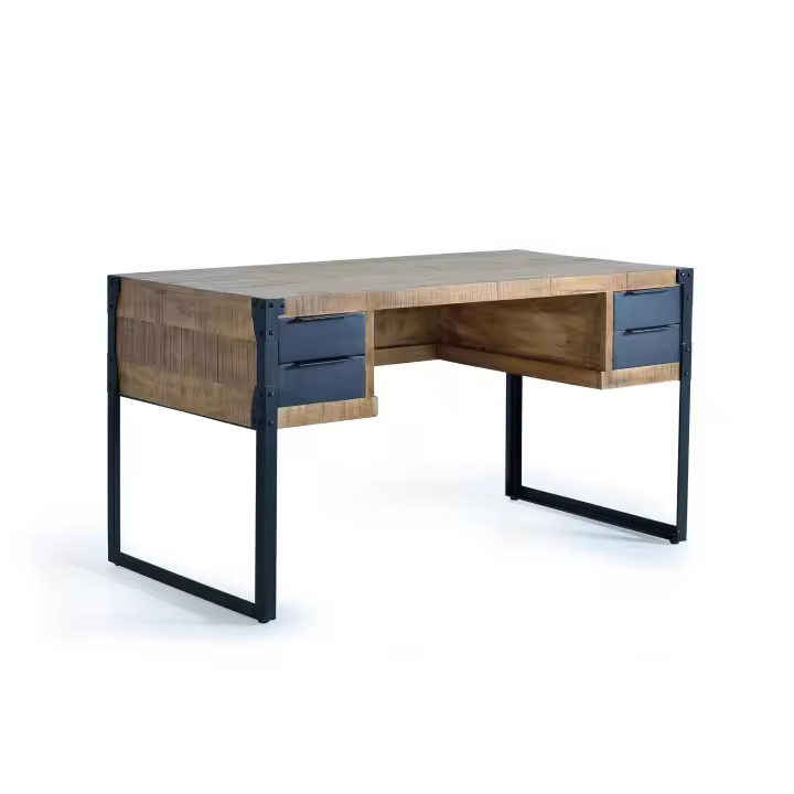 Escritorio de madera de mango y metal - 1