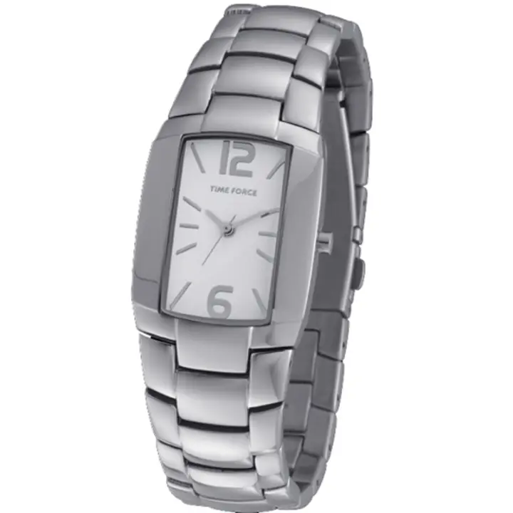 Time Force Tf3341l02m  Reloj Para Para Hombre Color Plateado - 1