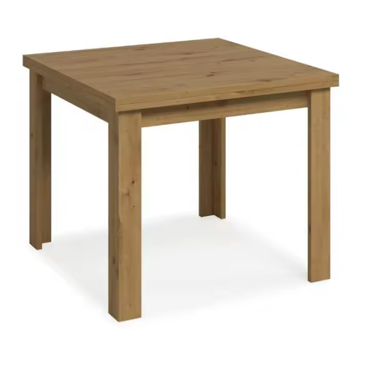 Mobelcenter- Mesa Comedor Cuadrada 90x90 Extensible Artisan - 1