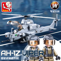 Bloques De Construcción Sluban F/A-18E Helicóptero Armado Militar Serie Super Avión Modelo De Armas Juguetes Para Niños Boys - details 11