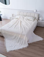 NEW & Almeritex 2000 Colcha Multiusos Sofa, Manta Foulard, Plaid para Cama, Cubresofa Cubrecama Marfil - details 3