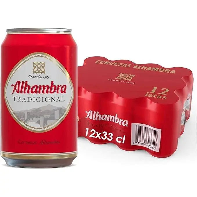 PACK de 12 - Cerveza ALHAMBRA TRADICIONAL 12 x 330 ml - 1