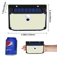 Lámpara Solar Exterior 158 LED Con Sensor De Movimiento Impermeable 3 Modos Luz De Pared Para Jardín Alambrado Patio Garaje - details 17