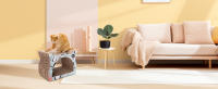 Nobleza - Rascador para gatos de cartón. Soporte de descanso con forma de gato con Catnip. - details 4