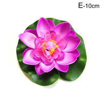 Ornamento De Loto Artificial Para Acuario Y Jardín Plantas Flotantes De Loto Coloridas 10/18cm Decoración De Paisaje Acuático - details 4