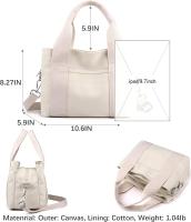 Bolso bandolera para Mujer, Bolso DE LA Buys, Cruzado, informal, para Escuela, oficin, Trabajo, Viajes, - details 3