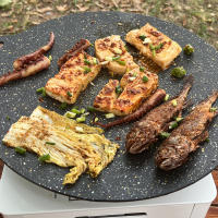 Sartén De Asado Al Aire Libre Antiadherente Para Barbacoa Y Camping Placa De Fritura Grill Pan Ecológica Para Estufa De Gas Y Inducción - details 7