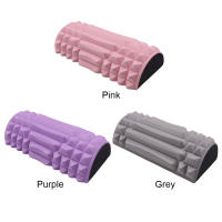 Rodillo De Yoga EVA Espuma Medio Redondo Para Ejercicios De Pilates Masajeador De Cilindro Para Entrenamientos En Casa Diámetro 5.5cm Longitud 24cm - details 6
