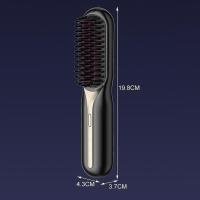 Peine de alisado inalámbrico para el cabello Fácil de llevar Peine de pelo eléctrico Desenredante Regalo de cumpleaños - details 0