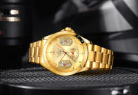 Reloj Mecánico Deportivo WINNER Skeleton En Cuero Militar Multíndice Con Fecha Resistente Al Agua Y Shock Para Hombre - details 7