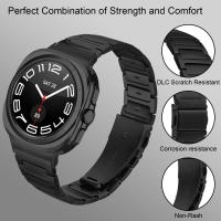 Correa De Acero Inoxidable Para Samsung Galaxy Watch Ultra 47mm Reemplazo Sin Gaps Compatible Con Samsung Galaxy Watch 7 Ultra 47mm Unisex - details 13