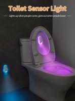 Lámpara De Noche LED Con Sensor De Movimiento Recargable Para Inodoro Dormitorio Pasillo Escaleras Armario Baño Luz De Pie - details 0