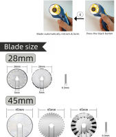 Cortador Rotativo De 45mm SKS7 Para Patchwork Y Leathercraft Con Hoja Olfa Y Mango Ergonómico Accesorios De Costura DIY - details 1