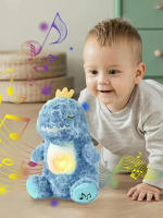 Dinosaurio De Peluche Interactivo Rítmica Respiro Animal Simulación Muñeco Suave De Poliéster Para Niños De 3-6 Años - details 1