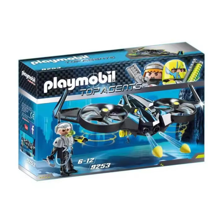 Mega Drone con Figura - Playmobil Top Agents 9253 - 1