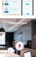 Sensor De Temperatura Y Humedad Zigbee Tuya Para Interior Compatible Con Alexa Google Home Assistant Gateway Zigbee - details 8