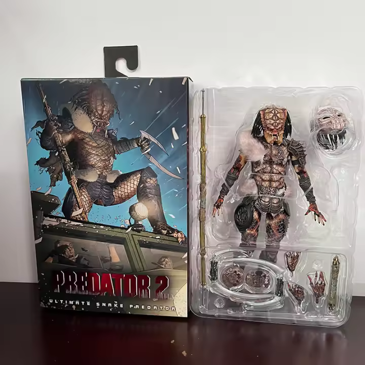 Figura De Acción NECA Ultimate Snake Predator 2 Battle Drmaced Juguete Modelo Muñeca Articulada Móvil Para Niños Regalo De Cumpleaños - 1