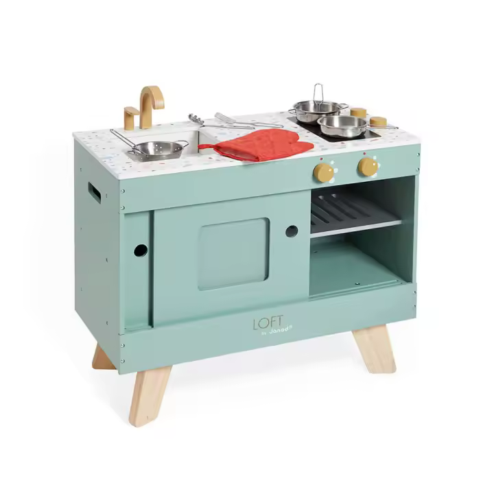 Cocina de Juego para Niños Janod - Loft: Accesorios Incluidos - 1