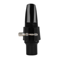 Juego De Accesorios Para Saxofón Tenor ND218: Boquilla + Sombrero + Clip + Regleta + Faja Dental ABS Brillante Magnético Negro Para Instrumentos De Viento - details 6