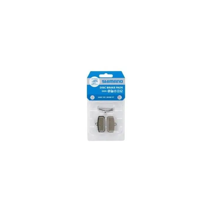Shimano Pastillas de Freno D03S-RX para Bicicleta de Resina Compatible con Múltiples Modelos - 1